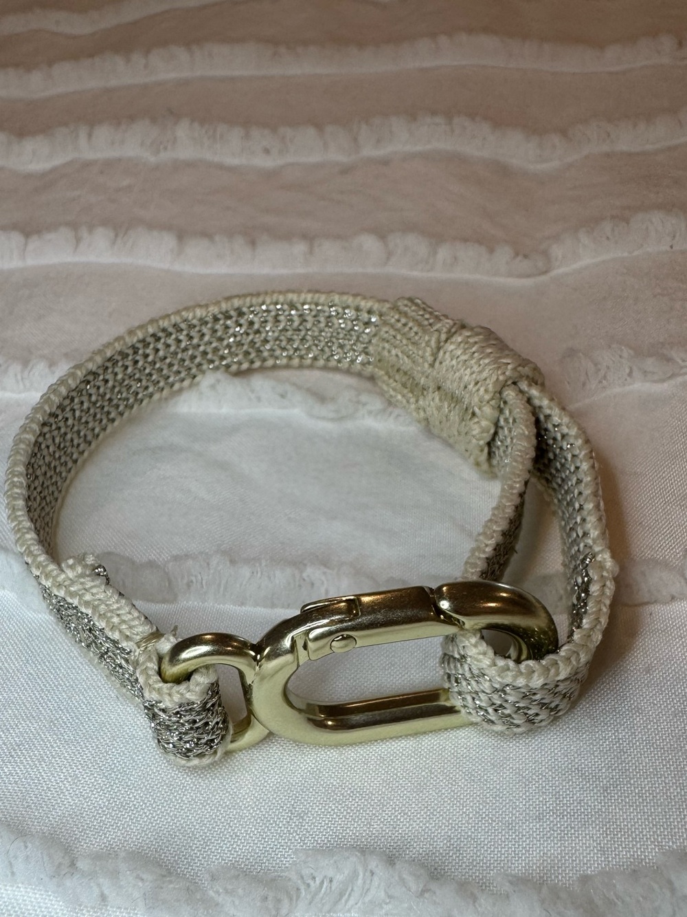 Rothy’s adjustable bracelet-silver